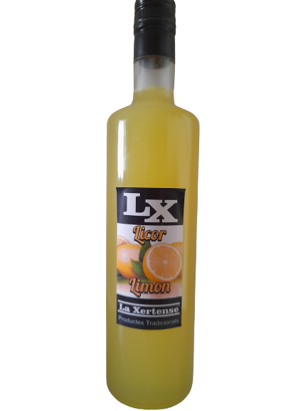 Licor de Limon - vol 20%.  70cl "LA XERTENSE"
